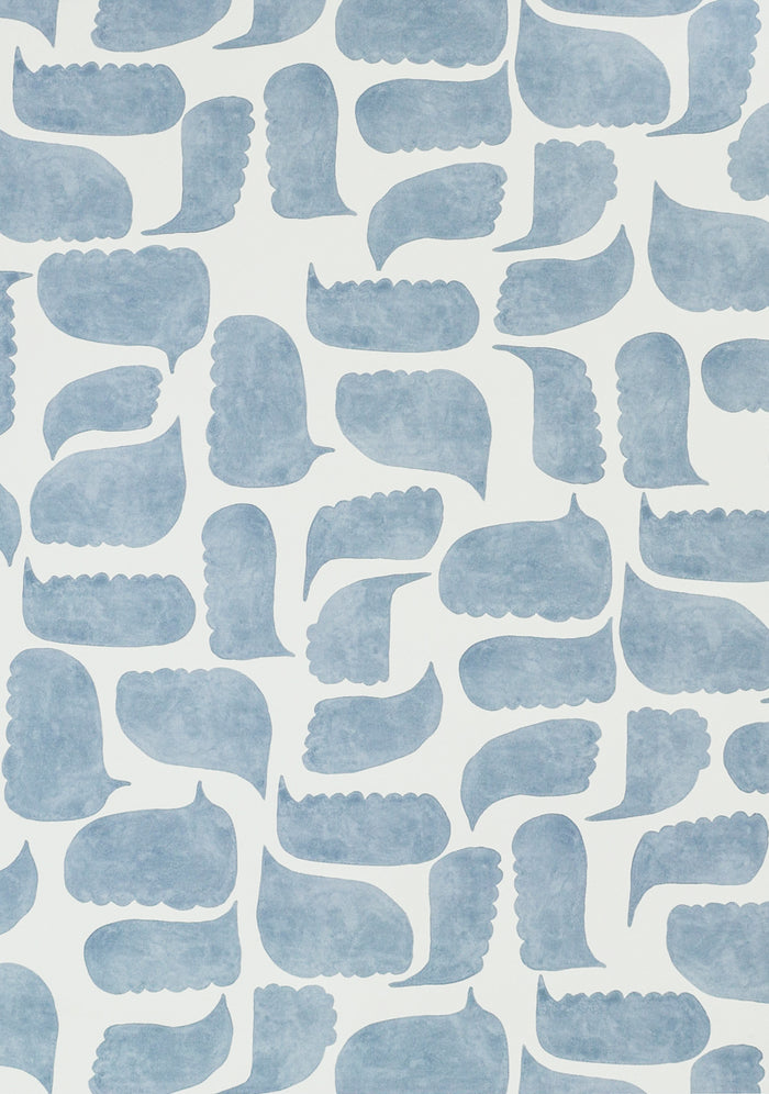 Chatty Wallpaper (Azurite Blue)