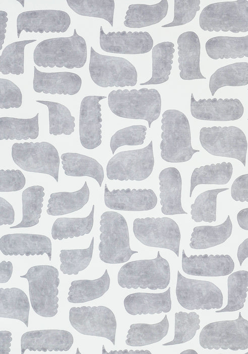 Chatty Wallpaper (Graphite Grey)
