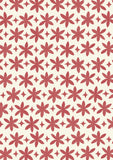Paper Flower Wallpaper (Madder Red)