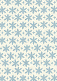 Paper Flower Wallpaper (Cerulean Blue)