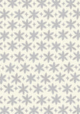 Metolius Graphite Grey Paper Flower Wallpaper Pattern