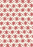 Metolius Madder Red Paper Flower Wallpaper Pattern