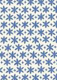 Metolius Ultramarine Blue Paper Flower Wallpaper Pattern